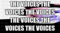 the voices - GIF animé gratuit