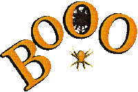 Boo spider - GIF animado gratis