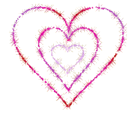 MMarcia gif glitter coração coeur - Darmowy animowany GIF