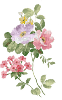vintage fleurs - ücretsiz png