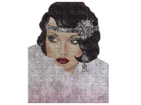 Art Deco woman bp - 無料png