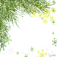 soave frame winter christmas animated  branch tree - Darmowy animowany GIF