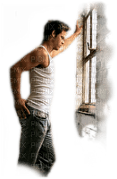 Kaz_Creations Man Homme Window - Free PNG