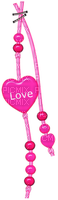Hanging.Hearts.String.Pink - ilmainen png