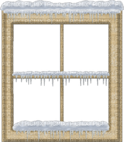chantalmi givre frosted hiver winter window blanc white fenêtre - 無料png