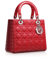 Kaz_Creations Dior-Bag-Red - nemokama png