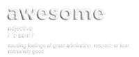 awesome text - png gratis
