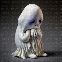 sad ghost - gratis png