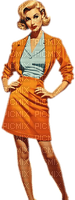 Retro Woman - Free PNG