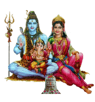 Shiv Parvati Ganesh - png gratis