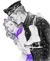 soave couple vintage  skating ice winter - безплатен png
