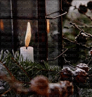 Background Winter Candle - GIF animasi gratis