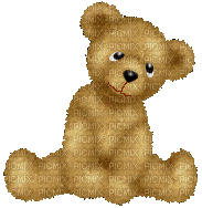 teddy bear  gif deco tube sweet anime animated - GIF animado gratis