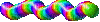worm rainbow - GIF animé gratuit