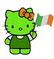 Hello Kitty is GrEeN - PNG gratuit