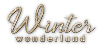 soave text winter wonderland sepia - PNG gratuit