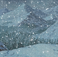 Snowing Background - GIF animé gratuit