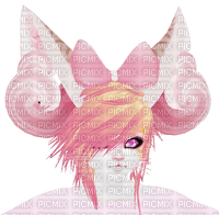 Pink Spring catboy face - nemokama png