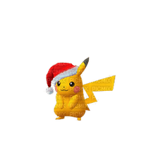 Pikachu Pokemon Christmas - png ฟรี