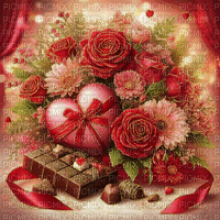 valentines animated background hearts - Gratis geanimeerde GIF
