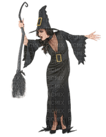 femme Halloween sorcière - gratis png