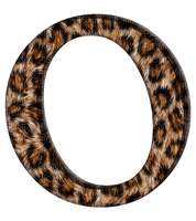 Lettre O. Leopard - PNG gratuit
