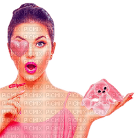 woman with toy by nataliplus - png gratuito