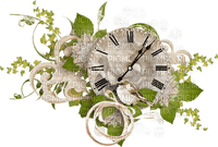 patymirabelle horloge fleur - PNG gratuit
