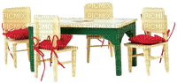 Tafel en stoelen - nemokama png
