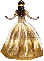 soave woman animated spring  bride gold