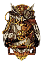 Chouette steampunk - png grátis