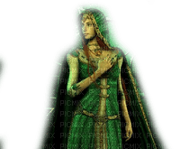 woman green fantasy femme vert fantaisie💚 - kostenlos png