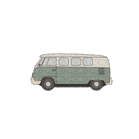 car auto voiture retro vintage bus deco tube oldtimer gif anime animated animation - GIF animado grátis