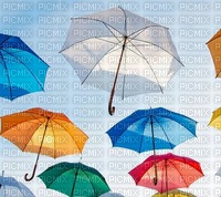 Kolorowe parasole - png ฟรี