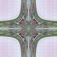 Cross,  purple, green, original fractal art, jpg