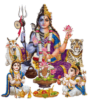 Mahadev Parvati Ganesh Kartikeya - png gratis