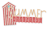 Kaz_Creations  Text Summer Adventure - png gratuito