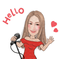 Nina idol - Безплатен анимиран GIF