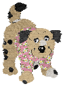 Petz Dog in Flower Sweater - PNG gratuit