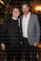 Kaz_Creations Lewis Capaldi With Prince Harry - png grátis