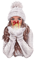 Woman Gift Winter Christmas - Bogusia - Free PNG