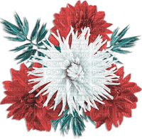soave deco flowers  Chrysanthemums pink teal - δωρεάν png
