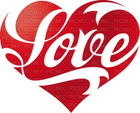 heart valentine love text coeur - Free PNG