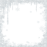 loly33 frame neige  hiver - 免费PNG