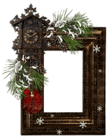 Christmas.Clock.Noël.Frame.Victoriabea - PNG gratuit