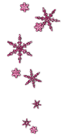 Pink Snowflakes - ingyenes png