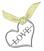 Kaz_Creations Deco Ribbons Bows Heart Love Hanging Dangly Things  Colours - bezmaksas png