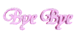 Tekst. 3D. Gif. Bye Bye. Pink. Leila - 無料のアニメーション GIF