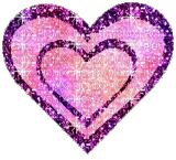 Coeur rose - GIF animé gratuit