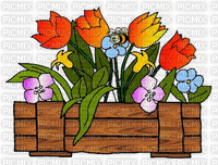 Flowerbox - Δωρεάν κινούμενο GIF